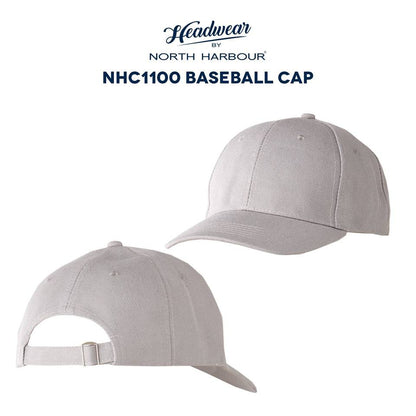 Adjustable Baseball Cap - North Harbour NHC1100