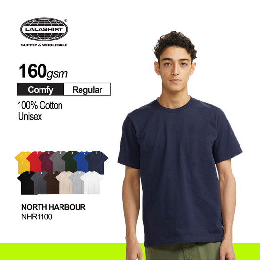 160gsm Regular T-shirts - NHR1100 North Harbour