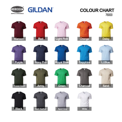 180gsm Regular T-shirts - 76000 Gildan