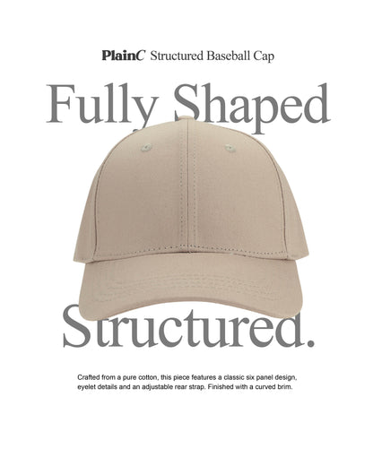 Structured Premium Baseball Cap - PlainC