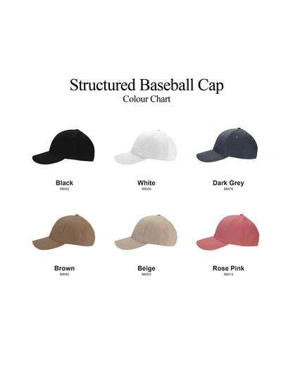 Structured Premium Baseball Cap - PlainC